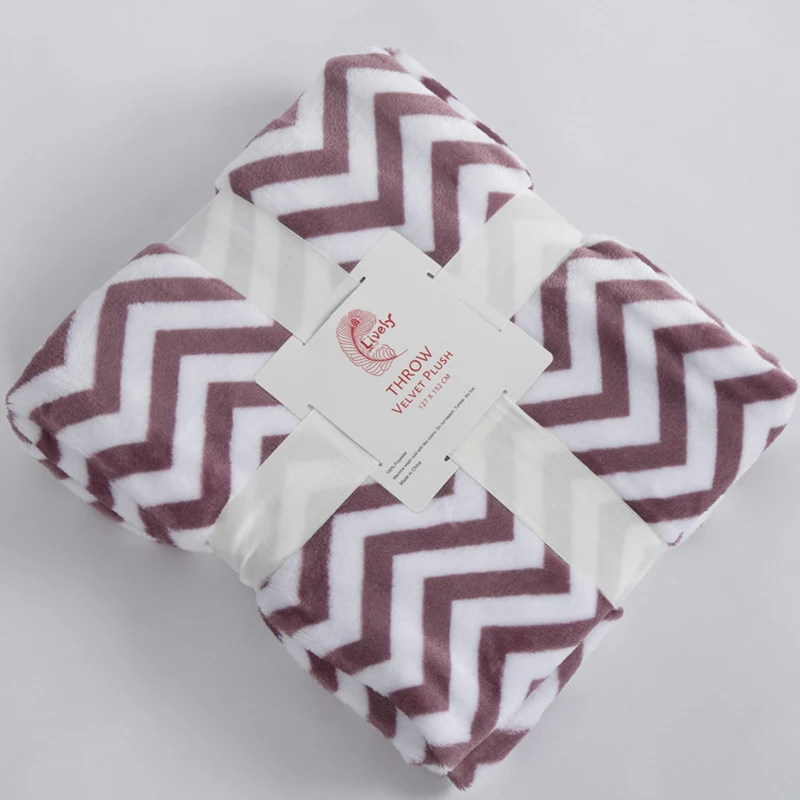 Фланелевое однослойное одеяло с мультяшным принтом кораллового цвета мягкое