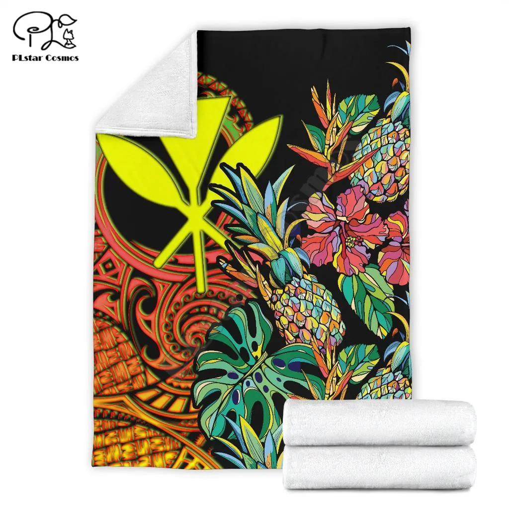 

Humpback Whale with Hibiscus Plumeria Style Blanket 3D printed Sherpa Blanket on Bed Home Textiles Dreamlike HOME ACCESSORIES