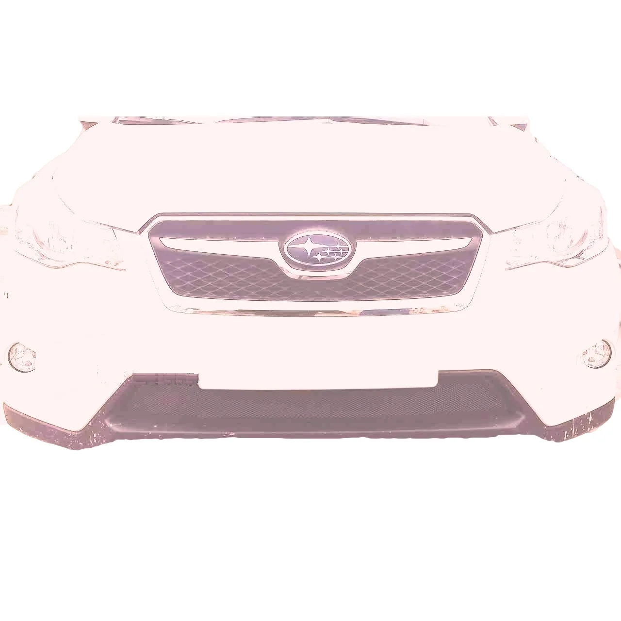 Защитная сетка на решетку радиатора Subaru XV 2011 2012 2013 2014 2015 2016 защита в бампер от