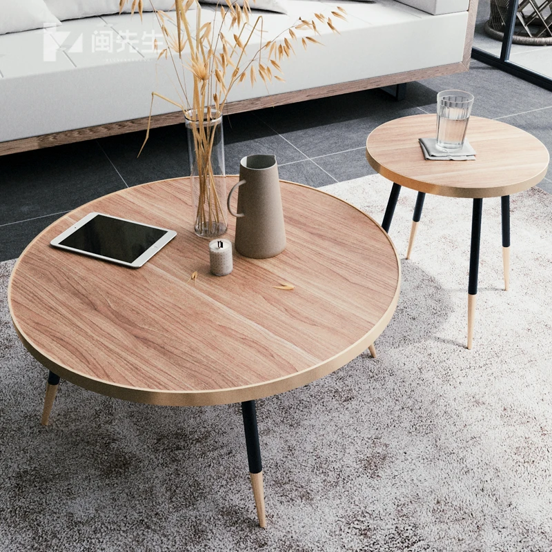 Журнальный столик для гостиной Минималистичная винтажная мебель современный