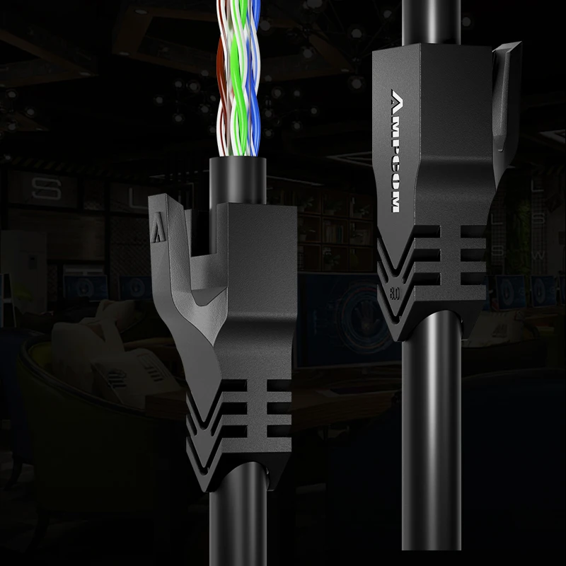 AMPCOM Ethernet сетевой кабель снятие натяжения сапоги RJ45 разъем охватывает 6 5/7 5/8 0 мм