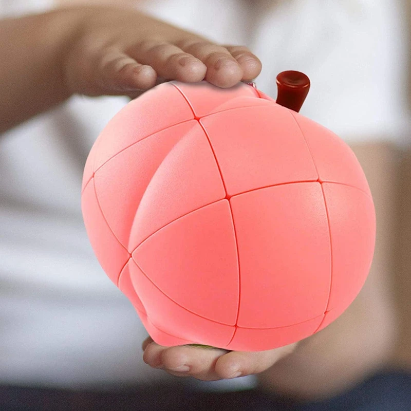 

Puzzle Fruit Peach Orange Pear Lemon Special Cute Shape Toys Square Professional Educational Cubo Magico Toys