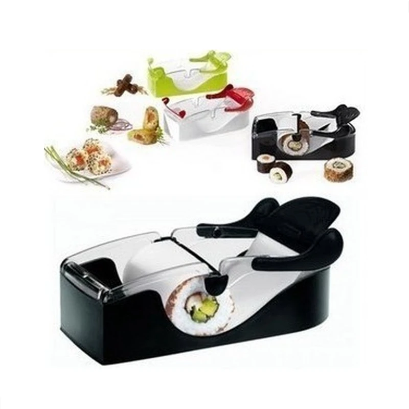 

Kitchen Sushi Maker Roller PERFECT ROLL-SUSHI Rice Meat Roll Machine Home Utensils To Making Machine Kitchen Gadgets Accessories