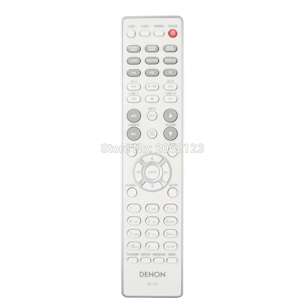 

REMOTE CONTROL FOR DENON RC-1175 RC-1199 RCD-N9 DRA-N5 AV-175 RC-1174 RCD-N8/K N10