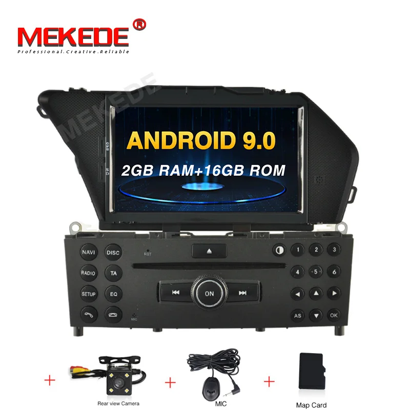 PX30 dvd camera 2+ 16G Android 9,0 автомобильный dvd-плеер для BENZ GLK/GLK X204/GLK 300/GLK 350 gps автомобильное мультимедийное устройство приемник Поддержка DVR DAB wifi - Цвет: PX30 dvd camera