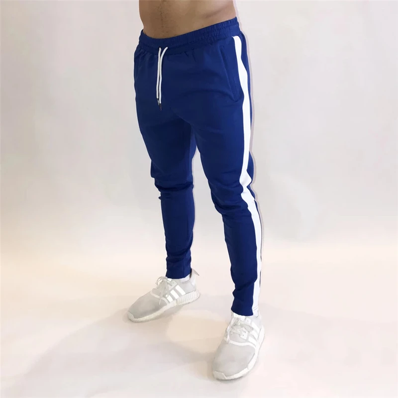

New Jogging Pants Men Sport Sweatpants Running Pants GYM Pants Men Joggers Cotton Trackpants Slim Fit Pants Bodybuilding Trouser