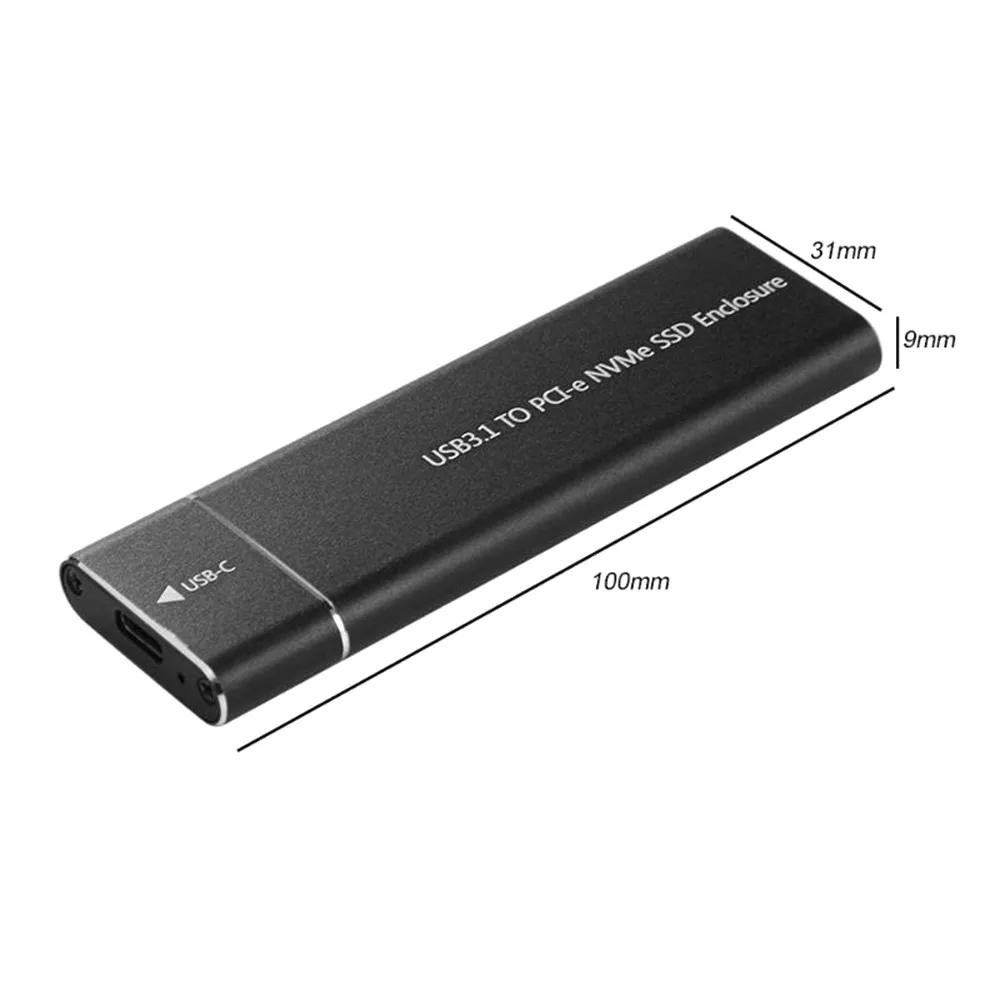 USB 3. 0 Type-C на M.2 M ключ NVMe SSD коробка твердотельный накопитель внешний чехол 10 Гбит/с
