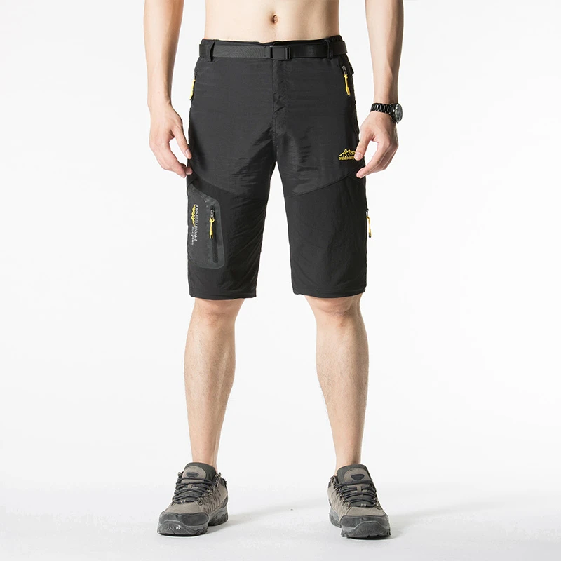 Мужские брюки со съемным сращиванием быстросохнущие повседневные свободные