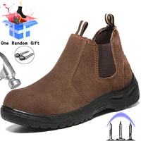 construction work safety boots steel toe shoes work boots men indestructible safety shoes men winter boots male industrial shoes