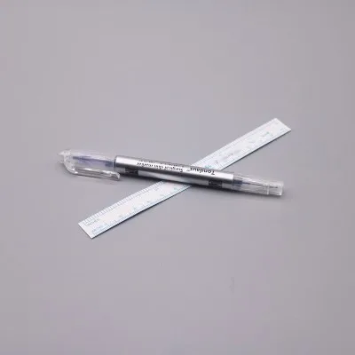 Двусторонний маркер для бровей ручка татуировки устройство микроблейдинга