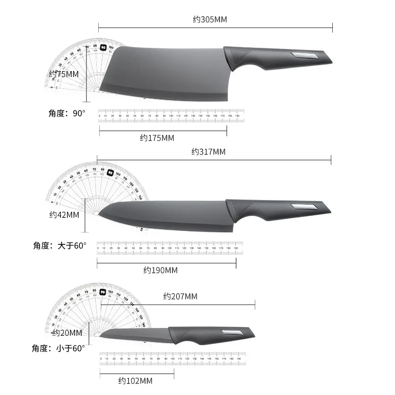 

2021 gift knife set stainless steel five-piece combination kitchen knife set kitchen utensils household fruit knife
