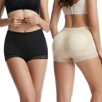 women body shaping pants push up padded underwear female buttock butt lifter hip enhancer intimates breathable lace boxer briefs