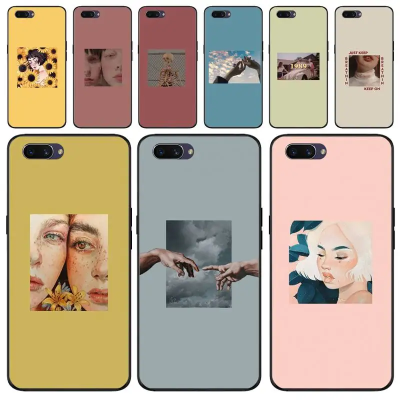 

Hot Wallpaper Art Phone Case Phone Case Fundas for OPPO Realme C3 6 5 Pro X2 XT K5 A71 A9 A5 2020 A73 A1K Cover