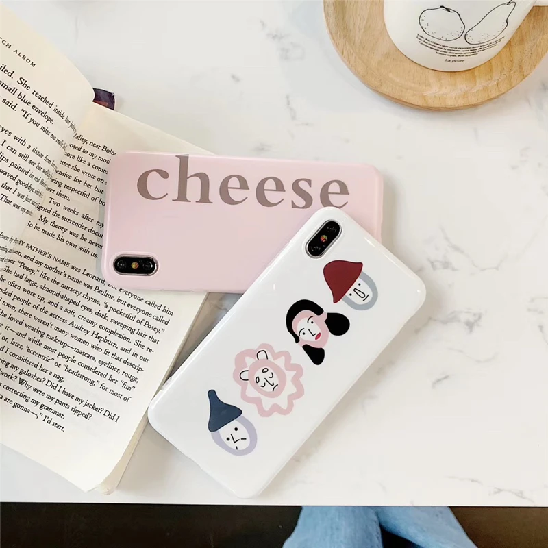 Милый розовый чехол для телефона с динозавром для iphone 11pro max 7 8 Plus, мягкий чехол IMD Для iphone X, задняя крышка, чехол с кольцом