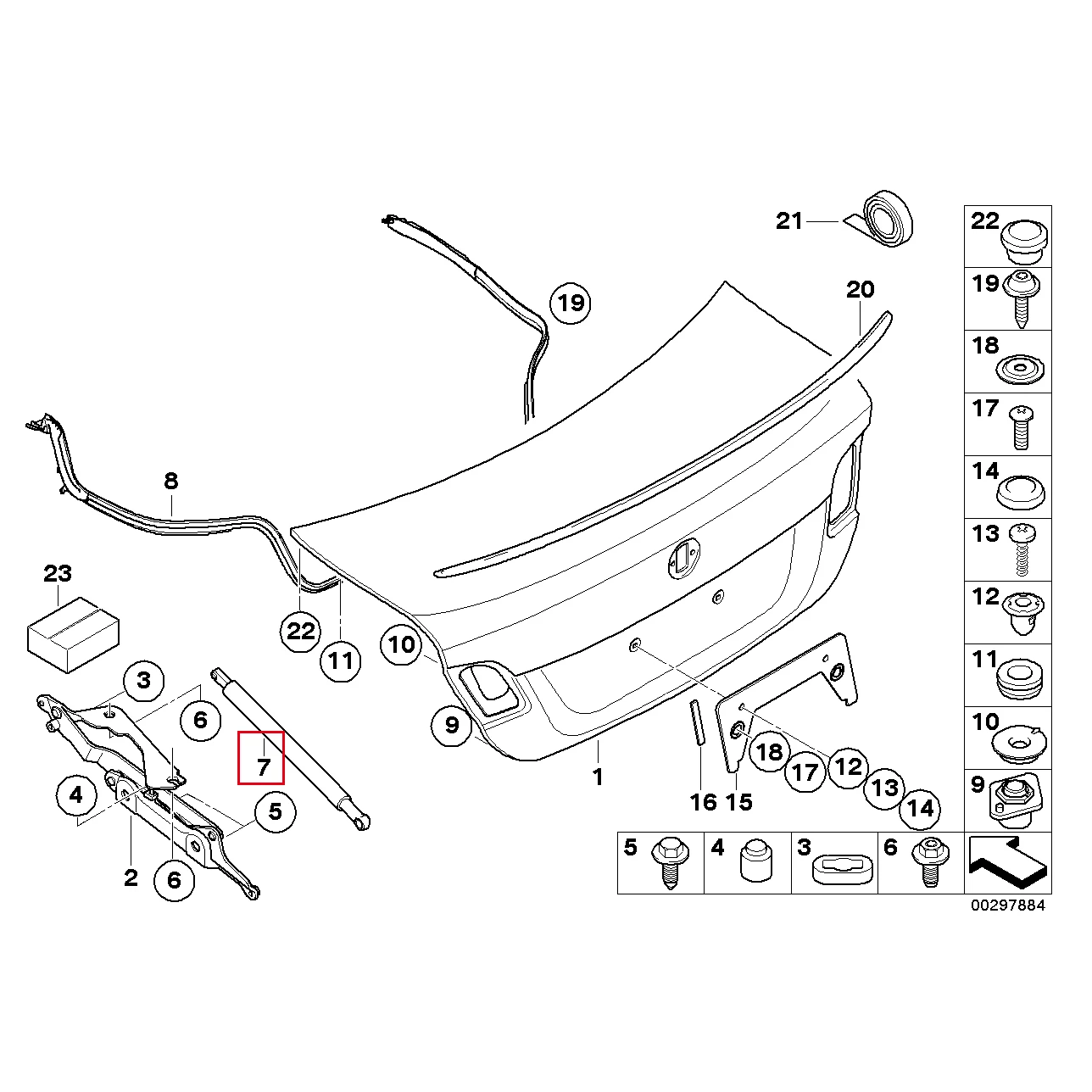 2 шт. газовые стойки багажника для BMW E90 E90N 323i 325i 328i 330i 2006 2011 51247060623 51247250308|Крышки и