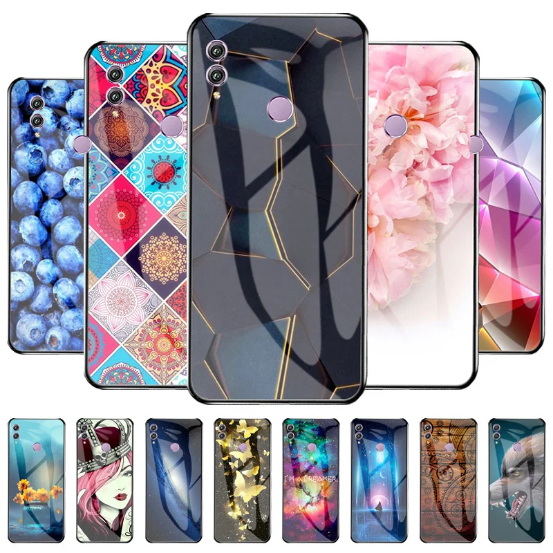 for honor 50 case honor 9x 8x 8a 8c 10x 10 50 lite case funda for huawei p30 p20 lite p40 pro back cover hard pc tempered glass free global shipping