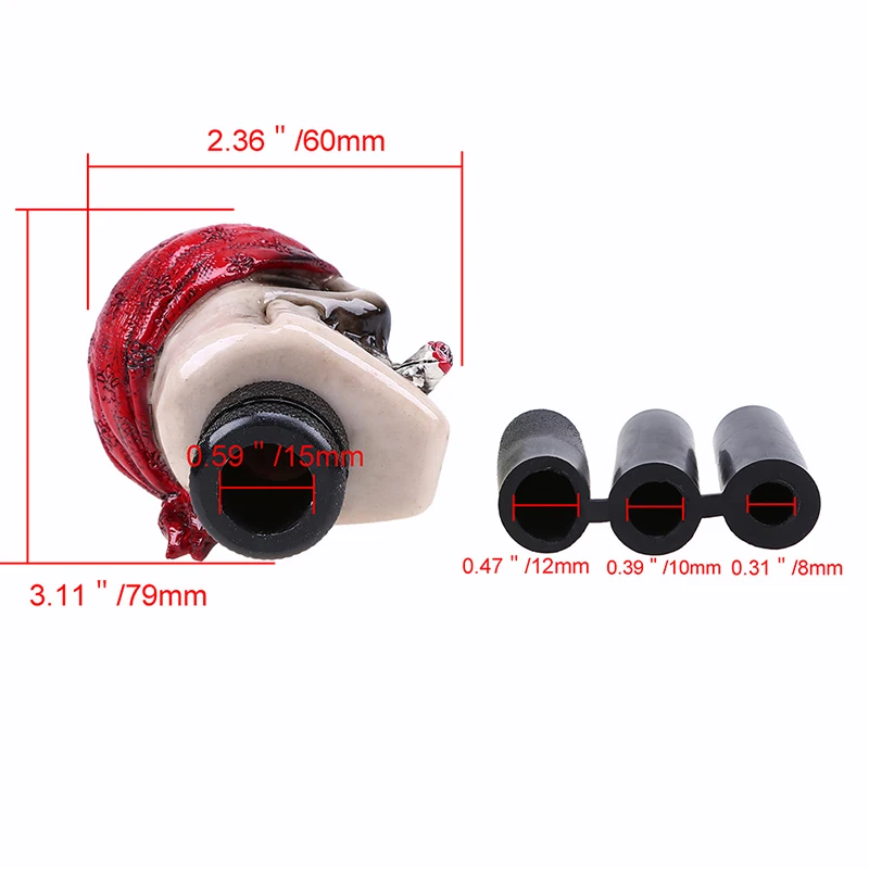 Универсальная ручка переключения передач POSSBAY модификация головы черепа