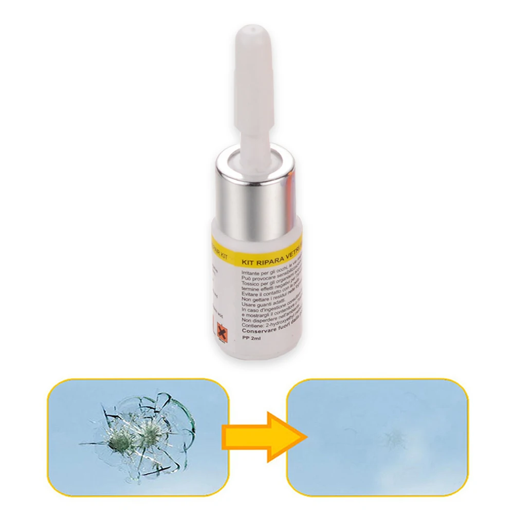 Набор для ремонта ветрового стекла полированная смола восстановления царапин и