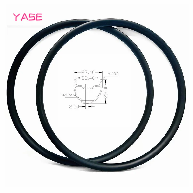 YASE 29er карбоновый mtb дисковый обод 27 4x23 мм асимметричное бескамерное Велосипедное