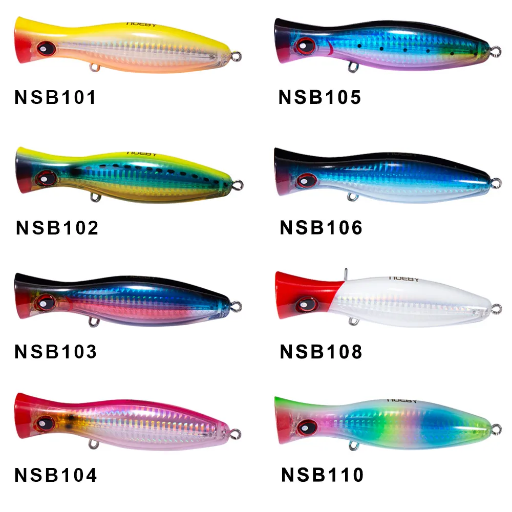 NOEBY Topwater Popper приманка 200/160/120 мм 154/78/43 г рыболовные приманки для моря Isca