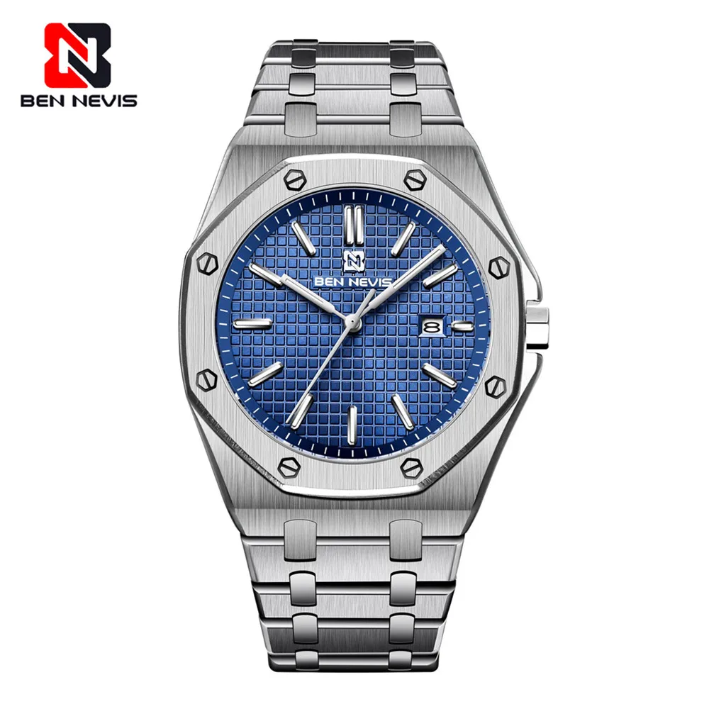 BEN NEVIS 2021 New Luxury Brand Fashion Men Quartz Watches Waterproof Men Sports Watches Relogio Masculino Wristwatches