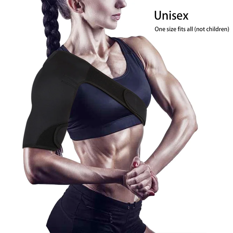 

Adjustable Left/Right Shoulder Support Bandage Protector Brace Joint Pain Injury Shoulder Strap CMG786