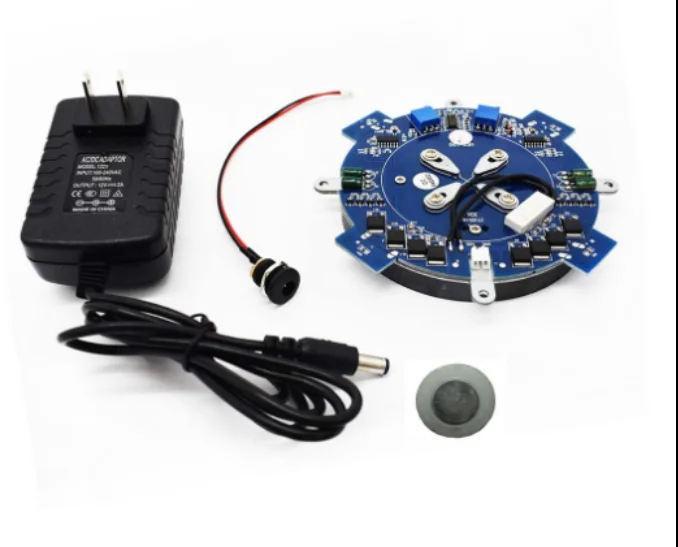 

DIY 500g magnetic levitation module Magnetic Suspension Core with LED lamp AC12V 2A of analog circuit intelligent D4-007