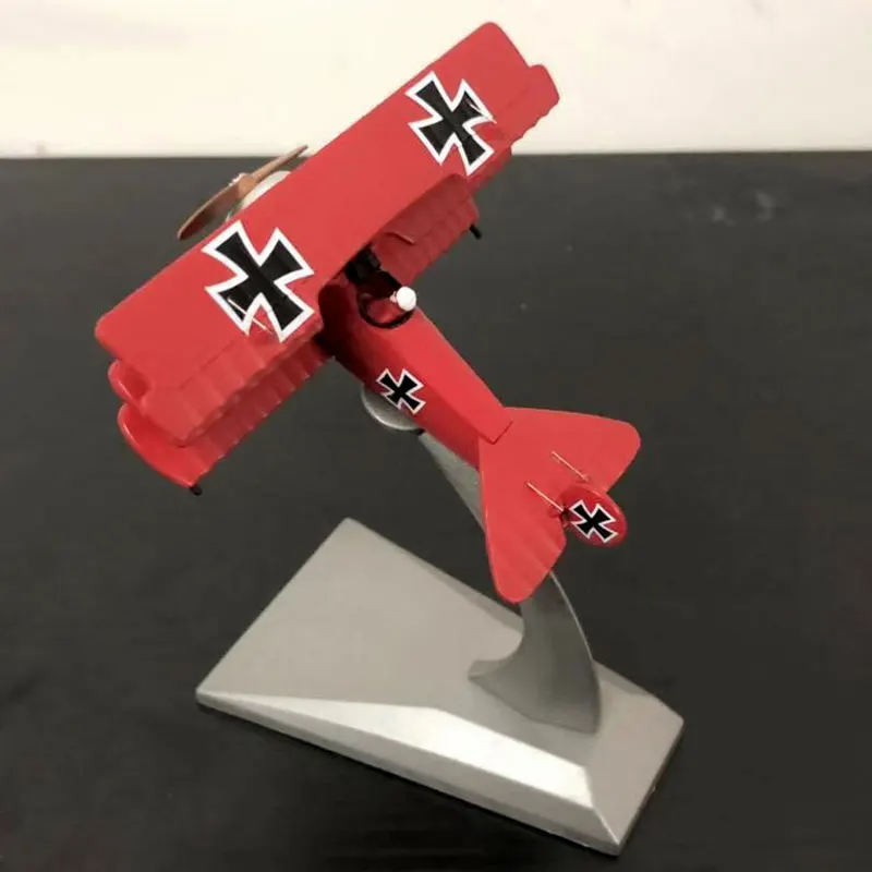 WLTK 1/72 масштаб военная модель игрушки Fokker Dr-I красный Рыцарь истребитель литой металлический самолет модель игрушки для сбора, подарка, украшения