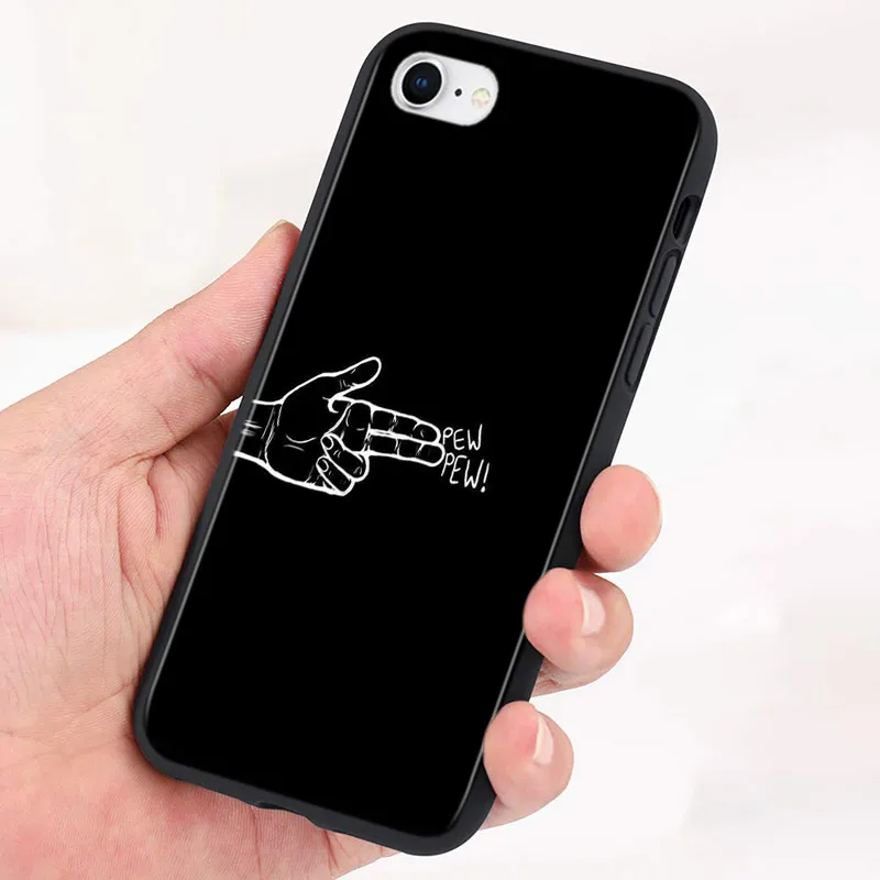 Силиконовый чехол Bad Boy Why Not для Apple IPhone 13 12 Mini 11 Pro XS MAX XR X 8 7 Plus 6S 6 5S SE телефона |
