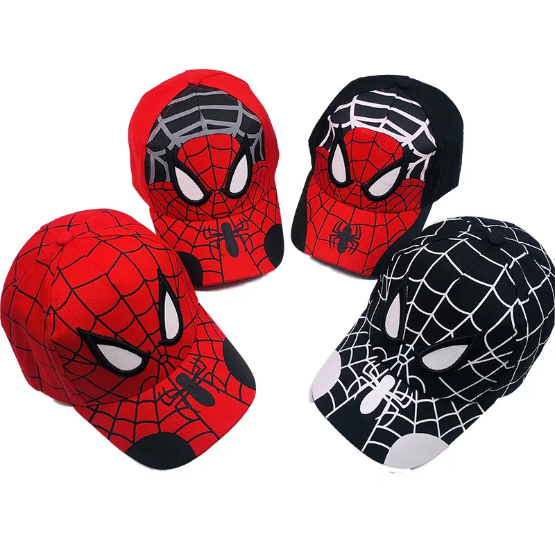 

Disney Spider-Man Children's Hat Boys Baseball Cap Baby Cartoon Peaked Cap Outdoor Leisure Outing Sun Hat