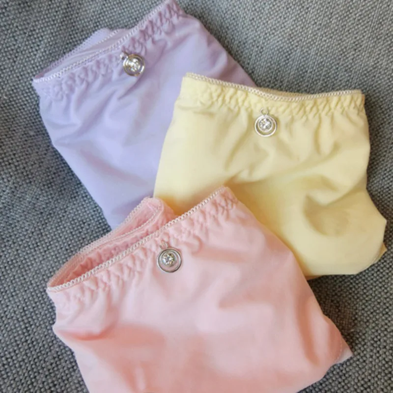 

Candy Color Women's Underwear With Rhinestone Buttocks And Low Waist Corset Lace Sexy Lingerie Seamless Cotton Breathable Briefs