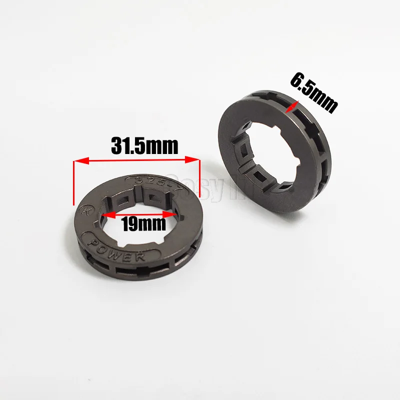 

2Pcs Tool Parts Metal Chainsaw Spare Part Drive Sprocket Rim Power Mate.325-7T For Chain saw Replacement