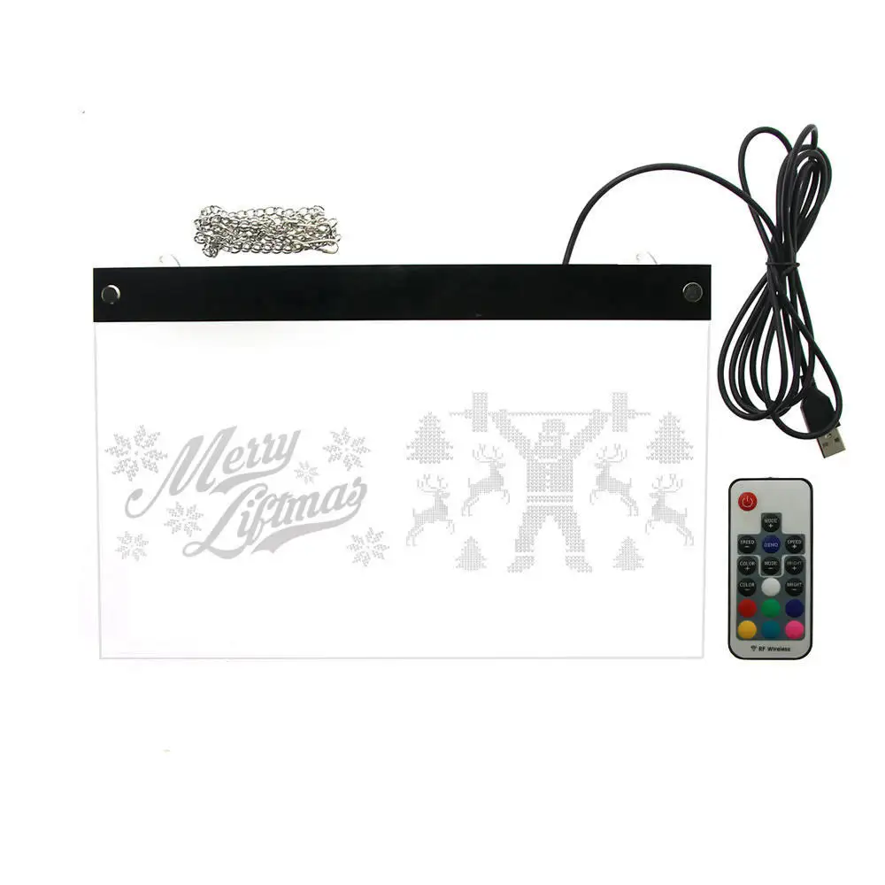 Электрический светодиодный неоновый знак Merry Liftmas рождественский подарок для