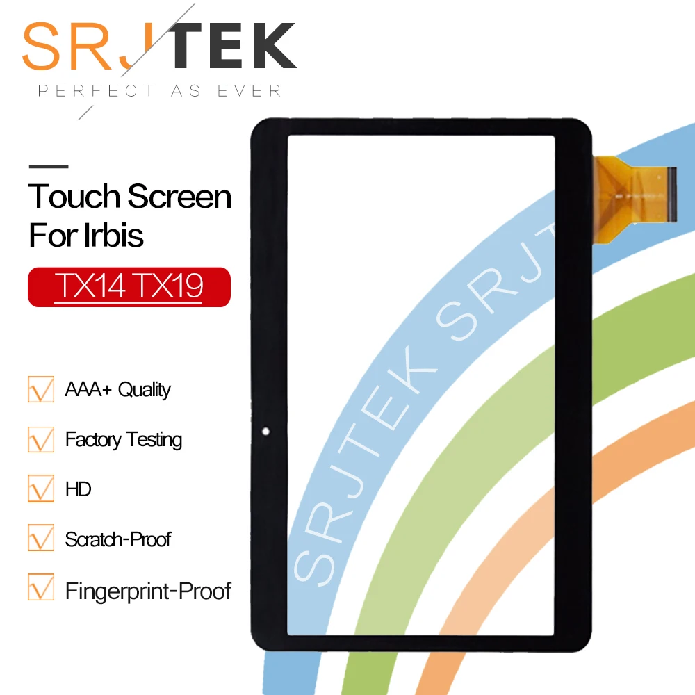 Srjtek 10.1" inch Touch Screen for Irbis TX14 TX19 Touchscreen Lens Digitizer Sensor Glass Replacement Parts A3LGTP1000 | Мобильные