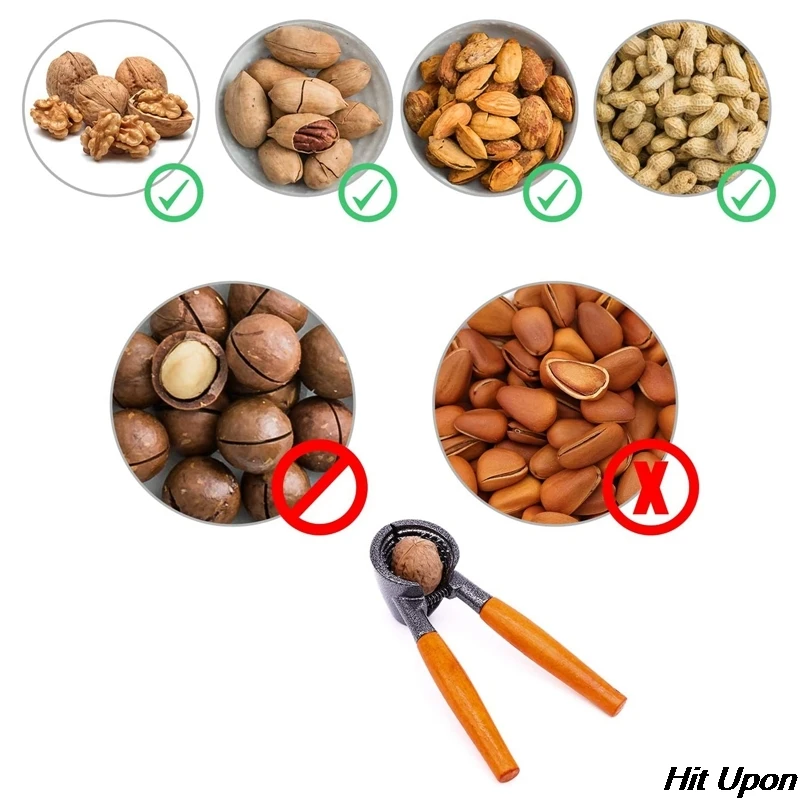 

Heavy Duty Pecan Filbert Walnut Nut Hazelnut Hazel Cracker Nutcracker Clamp Plier Sheller Crack almond Kitchen Clip Tool Machine