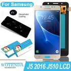 100% Оригинальный Amoled 5,2 ''дисплей для Samsung Galaxy J5 2016 J510 J510F Full LCD сенсорный экран дигитайзер в сборе запасные части