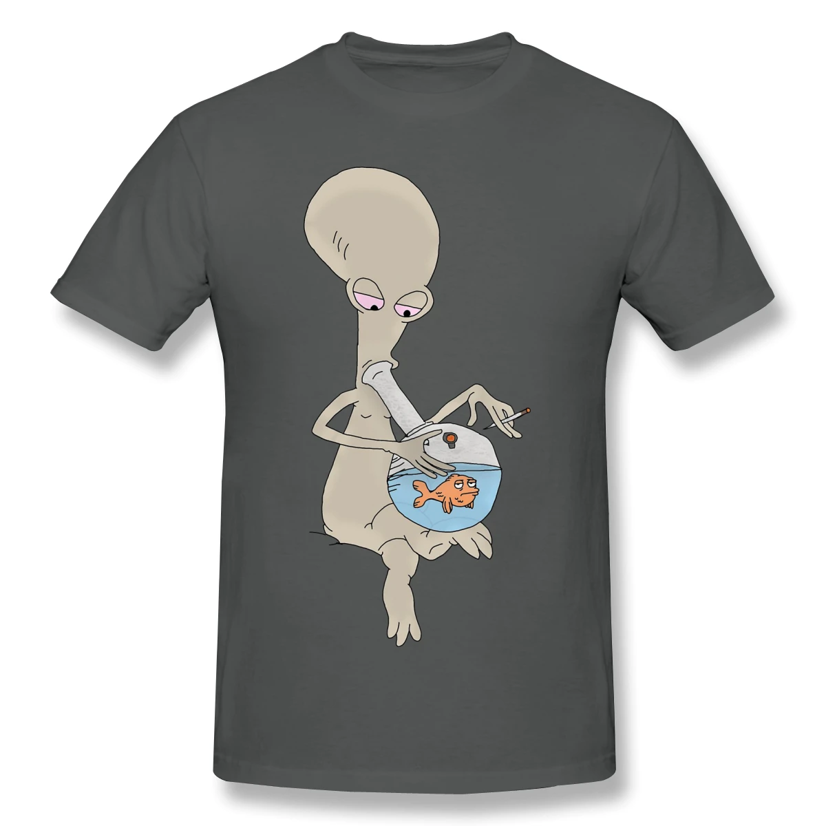 Американская футболка Красная Футболка Роджера Мужская модная с коротким