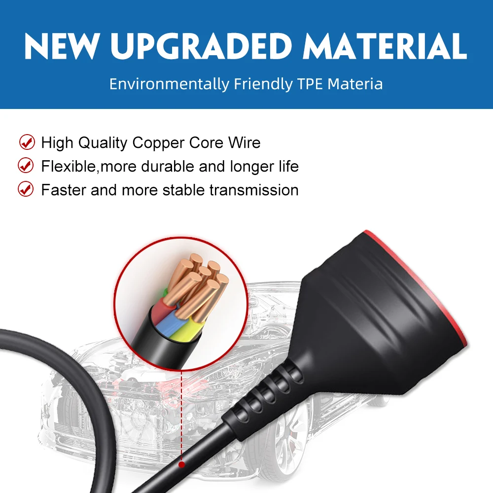 ThinkDiag OBD2 штекер-гнездо оригинальный удлинитель для Easydiag 3 0/Mdiag/Golo более быстрый