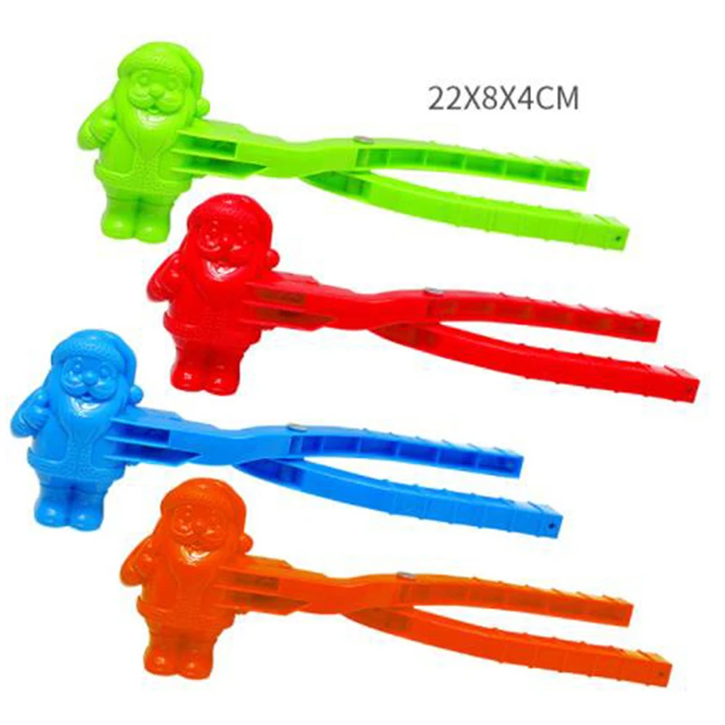 

Рождественский Санта-Клаус, снежный шар, клипса, детский инструмент для зимнего снега на открытом воздухе для снежной игры, уличные веселые ...