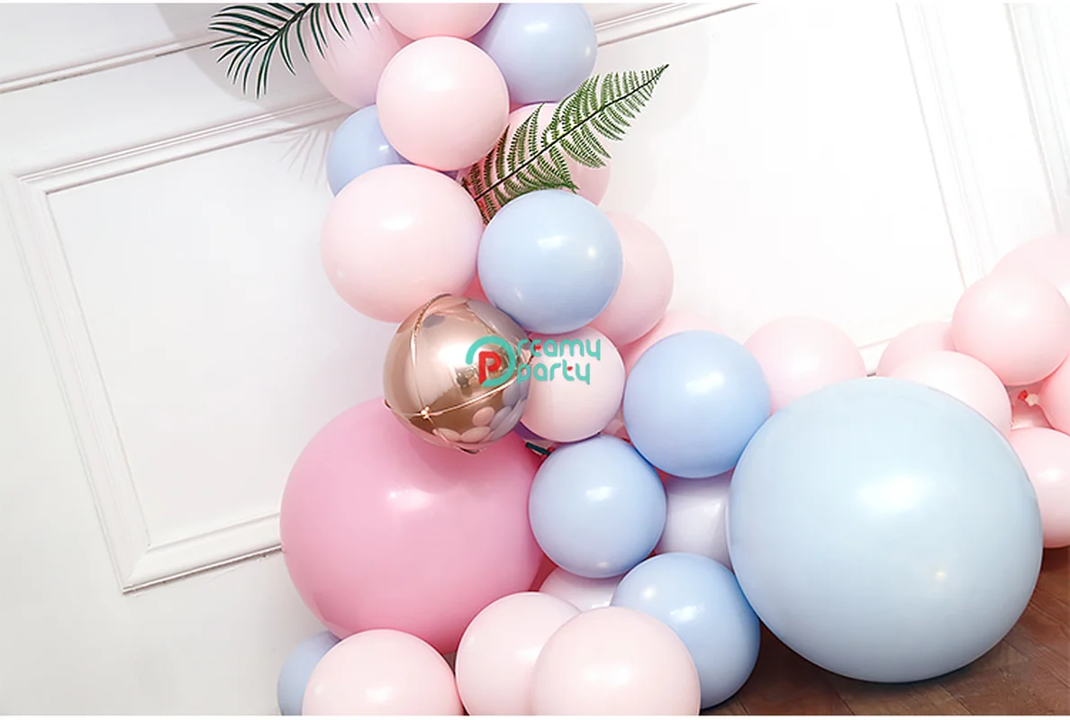 115 шт./компл. Макарон розовый шар комплект гирлянды 10 &quotлатекс Pinkx70 Bluex30 18&quot