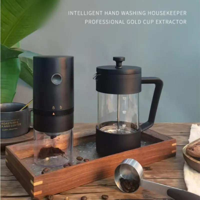 

Автоматическая кофемолка, USB перезаряжаемая электрическая кофемолка, портативная кофемолка с двойным подшипником