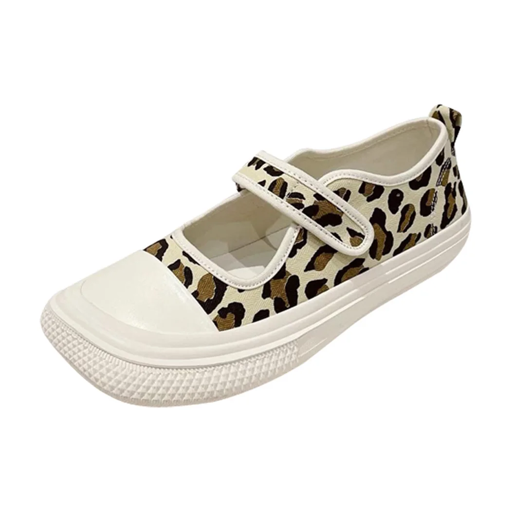 

HOKSZVY 2021 Autumn Casual Shoes Flat Shallow Shallow Mouth Square Toe Women's Shoes Color Matching Wedge Heel Shoes JXQ