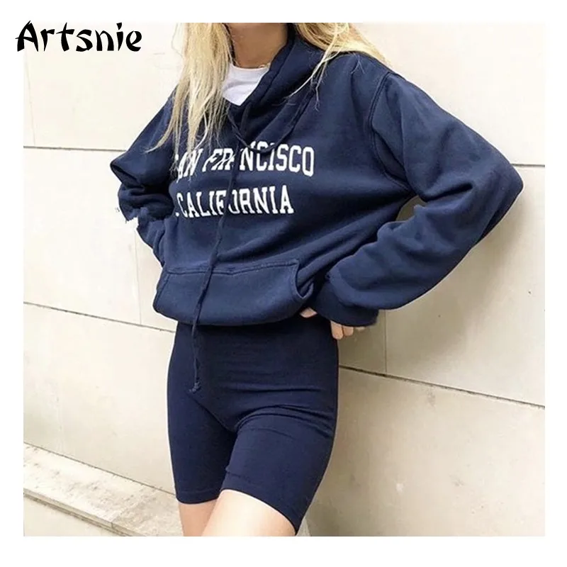 

Artsnie black casual biker shorts women winter 2020 high waist knitted cotton shorts mujer vintage sweet skinny shorts femme