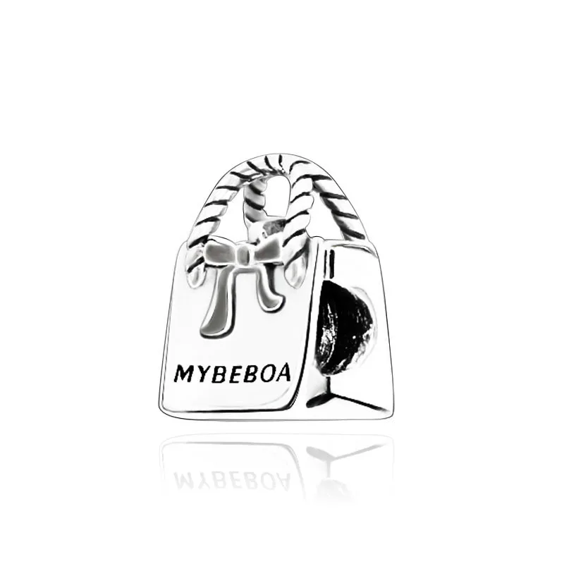 Подходит Pandora Браслеты ожерелья для женщин вечерние DIY простой стиль цветы сумка