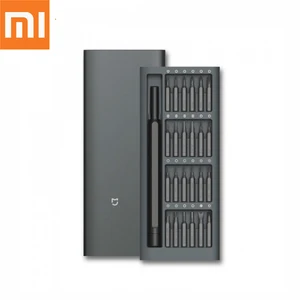 Набор отверток Xiaomi Mijia Wiha, 24 прецизионных магнитных бита, алюминиевая коробка, Набор отверток для умного дома Xiaomi Mi