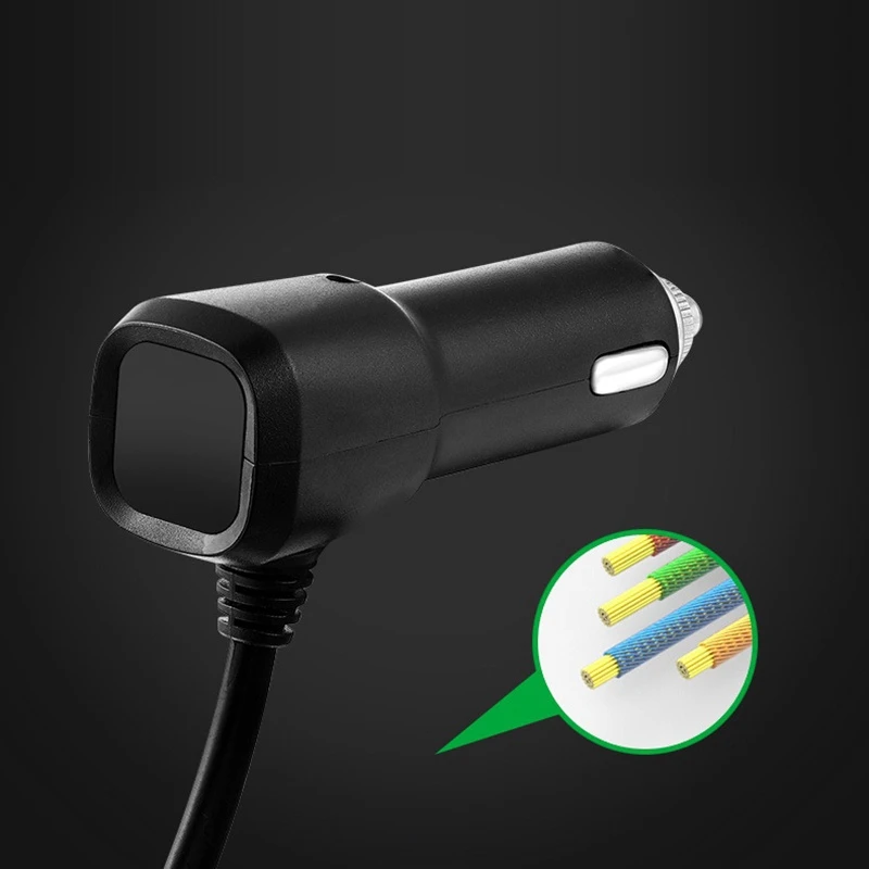 Автомобильный двойной адаптер прикуривателя зарядное устройство светодиодный