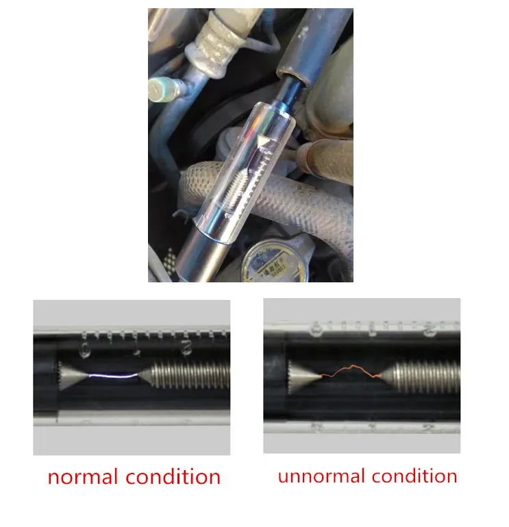 Новинка! Регулируемый диапазон свечи зажигания автомобиля тестер свечей провода