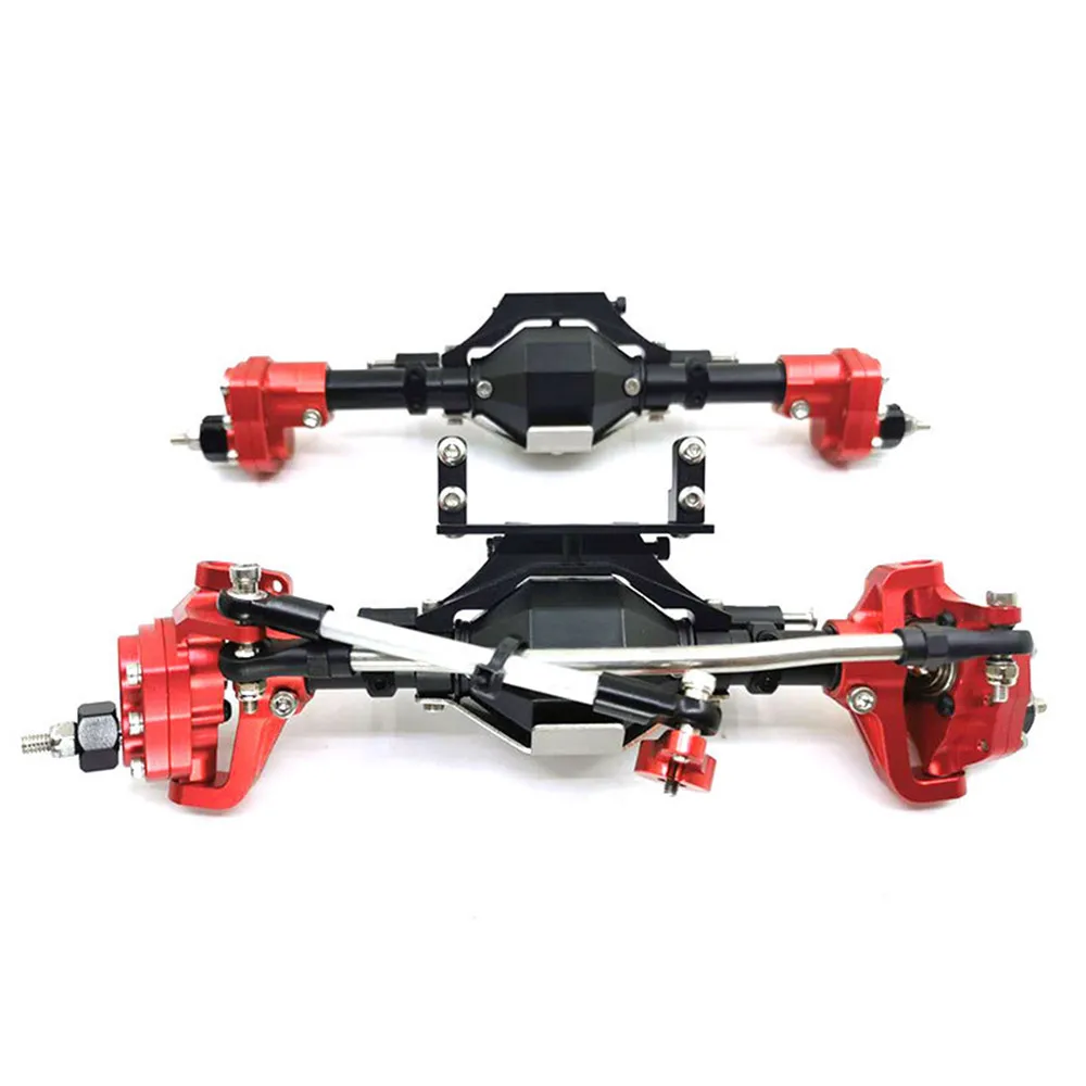 

Front & Rear Car Portal Portal Axle Kit for 1/10 Axial SCX10 II 90046 90047 RC Car Accessories 313mm Wheelbase