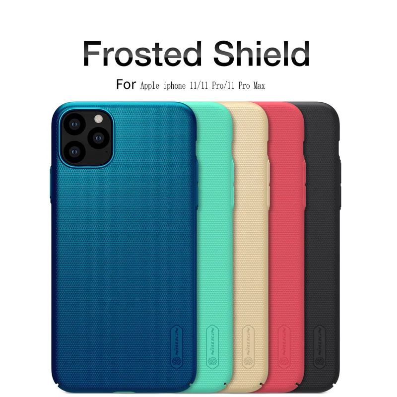 Для iPhone 11 чехол iPhone 11 Pro Max чехол с матовой поверхностью NILLKIN жесткая задняя крышка из ПК чехол для iPhone X/Xs/xr/Xs Max/7/8 plus чехол