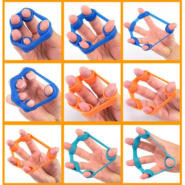Силиконовый фиксатор для пальцев рука Сопротивление полоса кистевой эспандер
